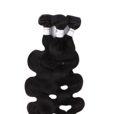 China Good Quality Soft 18/20/22 Inch 3 Bundles Black Body Wave Women's Soft Curly Hair for sale