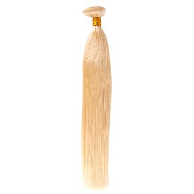 China Natural Birthday Gift 613 Bundles Bone Straight Hair Closure For American Women Blonde Hair Shiny Weave for sale