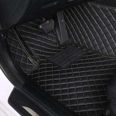 China Custom Waterproof/Anti-silp PU Leather Car Floor Mats Set Foot Carpet Cover Interioe Accessories For MG 3 5 6 7 ZS HS GT Mg3 Mg5 Mg6 Mg7 for sale