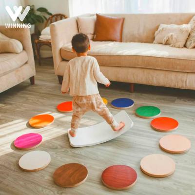 China Eco-Friendly Material Gain Toys For Kids Baby Toys Wooden Playground Indoor Outdoor Outdoor For Girls Sensory Colorful Safety Toy Training Kids for sale