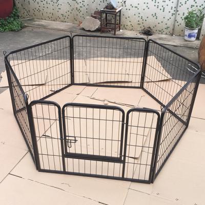 China Sustainable PVC Coated Large Dog Run Kennel And Fence Panel for sale