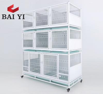 China Breathable High Quality Stackable Pet Cages , Animal Carriers And Houses Cages for sale