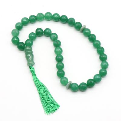 China Islamic Tasbih Crystal Agate Muslim 33 CLASSIC Rosaries Prayer Rosary for sale