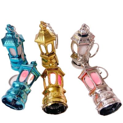 China Souvenir Gift LED Palace Lamp Muslim Ramadan Lantern Key Chain Gift Wholesale for sale