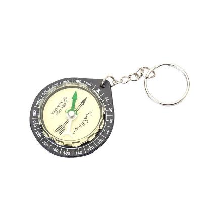 China Promotion Gift Outdoor Compass Key Chain Direction Recognition System Circle Worship Muslim Accessories Key Chain for sale