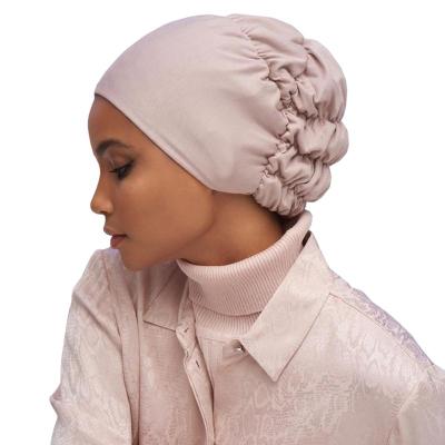 China Render Hat Hijab Modal Strap Elastic Bottom Render Adjustable Hood Scarf Solid Color Lanyard Ethnic Scarves And Shawls for sale