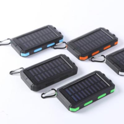 China Amazon Hot Sale 20000mAh Solar Panel Charging Solar Power Bank With Compass Portable Solar Charger For Mobile Phone for sale