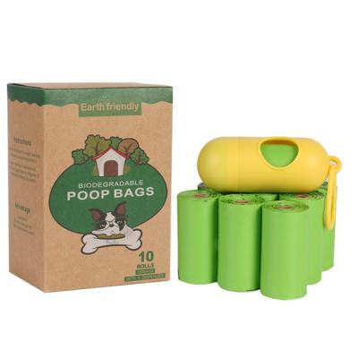 China Biodegradable Plastic Pet Poop Certificate Pet Viable Poop Packaging Bags Dog Cat Bag Waste Bag for sale