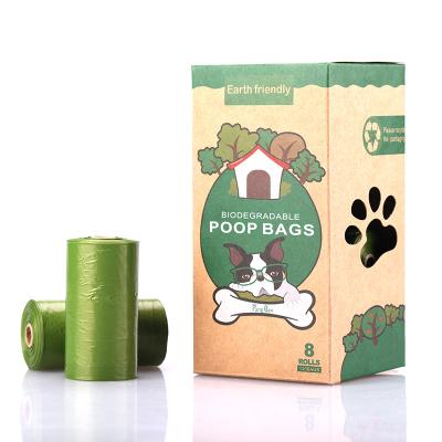 China Sustainable Eco Friendly Plastic Pet Poop Waste Bags Biodegradable Compostable Dogs Cat Poop Bag for sale