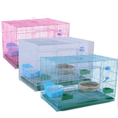 China Breathable For Sell Cheap Factory Supply Large Folding Pet Bird Metal Cage for sale