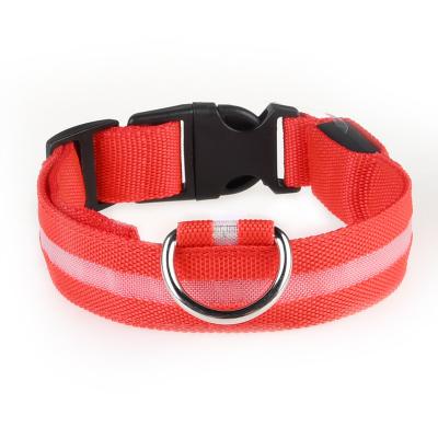 China Wholesale LED Pet Collar DETACHED Flashing Glowing Dog Collar for Safety Walking Pet and Against Lost Pet for sale