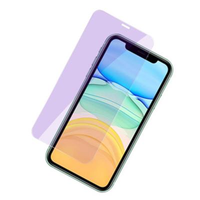 China 9h Purple Blue Lightweight Anti-fingerprint Full Phone Screen Protectors For iphone 11 for sale