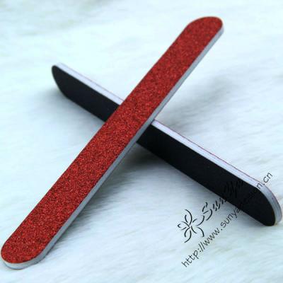 China Professional Bling Sandpaper Slim Nail File for sale