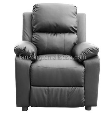 China Dark Gray Modern Lazy Leather Comfortable Single Bedroom Living Room Sofa Chair Reclining And Soft for sale