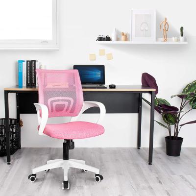 China Portable Beauty Salon Furniture Bar Equipment Stool Adjustable Head (Height) Pink Office Chair for sale