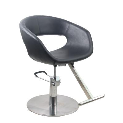 China Custom Vintage Gray Gray Styling Chair Barber Chair For Salon Beauty With Foot Rest for sale