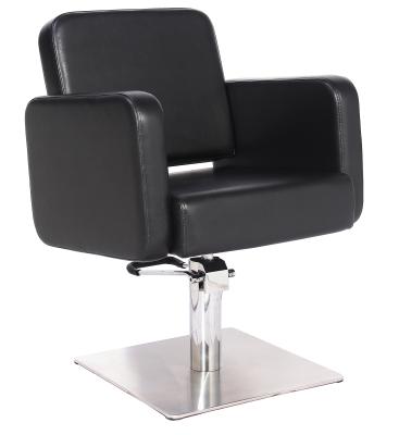 China Barber Styling Chair European Black Salon Styling Chair Design Extended Set for sale