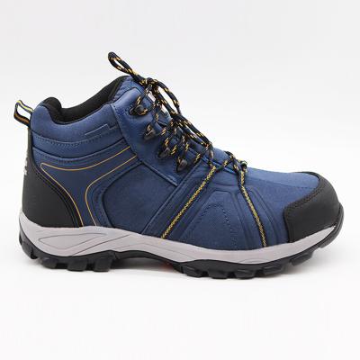 China Industrial Work Steel Toe Mid Hiking Boots Lightweight Outdoor Trekking Shoes for sale