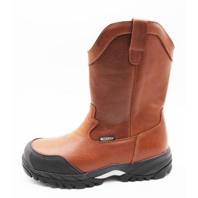 China Rigger Steel Boots Safety Anti-impact Toe Industrial Construction Work Boot for sale