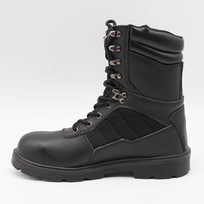 China Black Toe Boot Men Army Boot Safety Steel Boots for sale