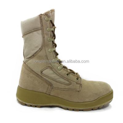 China Army Steel Toe Genuine Leather Desert Boots Combat Steel Toe Safety Shoes for sale