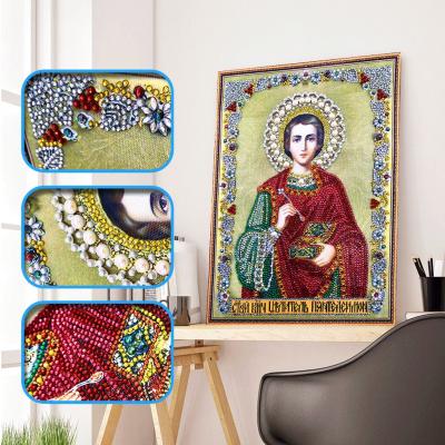 China Beautiful 5D Diy Diamond Painting Special Shaped Home Interior Even Modern Decoration Religious 5D Diy Patterns 2020 Latest for sale