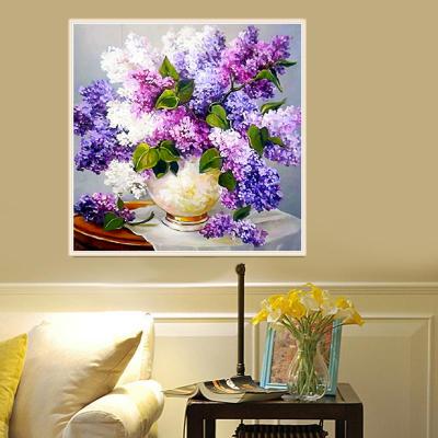 China Modern 5d Diamond Painting Living Room Decoration Digital Painting Flower for sale