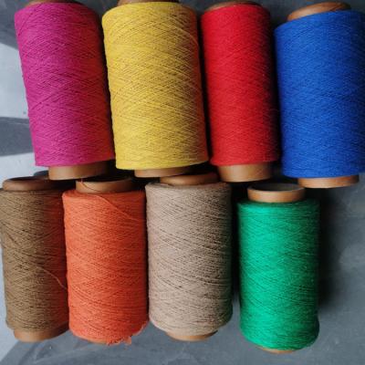 China Ne2s 3s Antistatic Low Twist Regenerated Cotton Yarns For Making Carpet Or Mop for sale