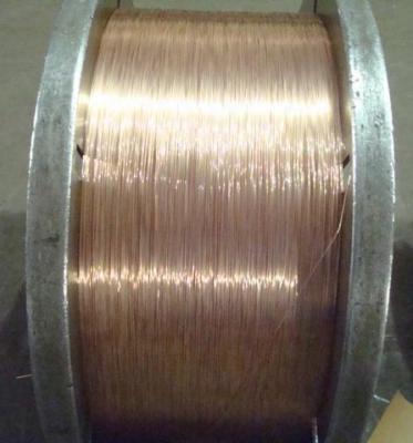 China Cordas de fio de bronze do aço do tubo de borracha, fio do grânulo do diâmetro de 2.35mm à venda