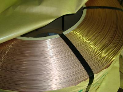 China 450 Straightness Copper Clad Steel Wire Bead Wire For Automobiles With 0.8mm Dia. for sale