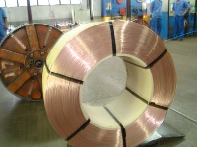 China Uniform Coating 2160N Break Force Copper Clad Steel Wire for Automobiles 0.9mm for sale