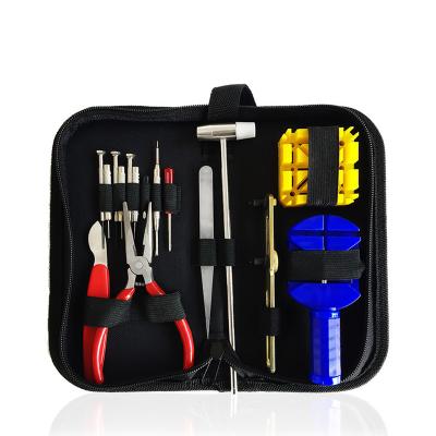 China Watchmaker Tools Kit Case Opener Spring Bar Repair Tool Kit Watch Link Pin Remover 16pcs Watchmaker Watch Screwdriver Tweezers Repair Tool for sale