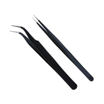 China Good Quality Unrated ESD Tweezers Household Tools Hand Tool Hair Plucking Tweezers Repairing Use Factory Directly Supply for sale