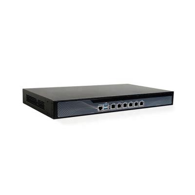 China 1U Case Celeron 3865U Network Firewall Router With 6 Port Gigabit Lan Server Host pfsense Firewall PC Network Security Router 1U-C3865-6L for sale