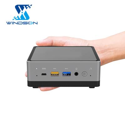 China For Business Quad Core Mini PC AMD 2500U CPU 512GB SATA SSD Industrial Computer With Windows 10 Pro System Customizable for sale