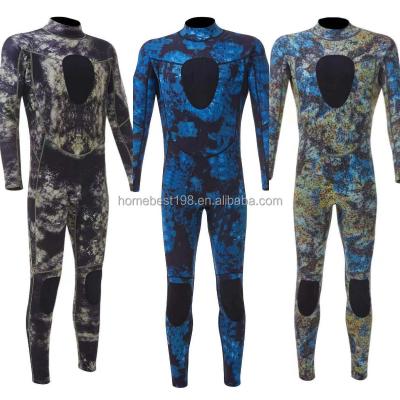 China Antibacterial Swimming Wetsuit 1.5mm Neoprene Surfing Slim Camouflage United Snorkeling Suit Fullbody Suit Long Sleeve for sale