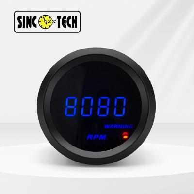 China 611 mobiler geführter Anzeigen-Tachometer der Reihen-8021 LED 52mm R.P.M Gauge Speedometer Auto zu verkaufen