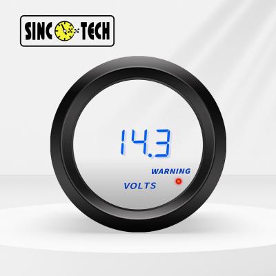 China Sinco Tech 6117B Autometer LED 52mm Voltmetermeter Auto Mobiel Meterdisplay Kunststof Te koop