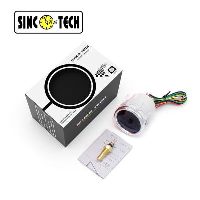 China Visor 2” Medidor de temperatura do óleo Sinco Tech 6145T Ponteiro Automóvel Tela preta à venda