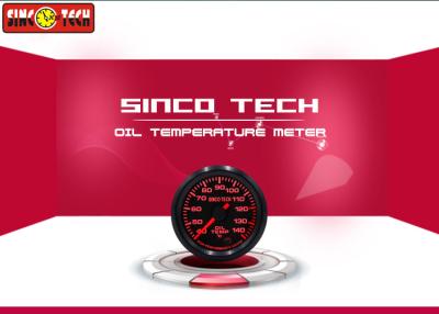 China 40 -140 ℃ Car Oil Temperature Gauge Circle Meter Single Pointer Single Function for sale