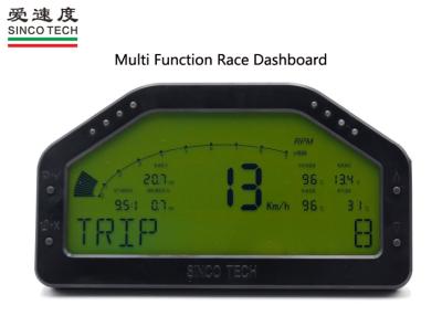 China 6.5 Inch Digital Oil Temperature Gauge Harness Wiring Combination Race Dashboard for sale