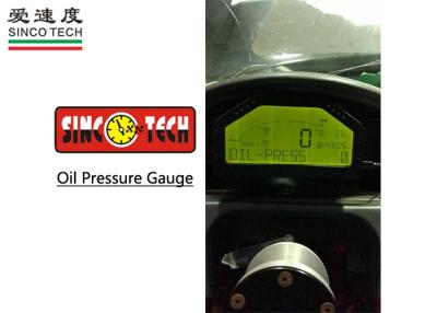 China 6.5 ‘’ Racing Vehicle Electric Oil Pressure Gauge Pressure Range 0 - 1500 PSI for sale