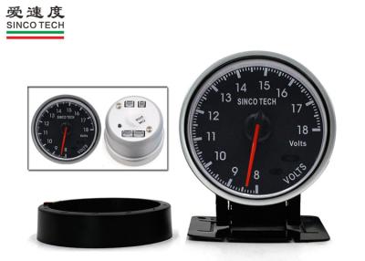 China De Digitale Voltmeter van de aluminiumauto 8 - 18 V-Vertoning met leiden/Zoemerwaarschuwing Te koop