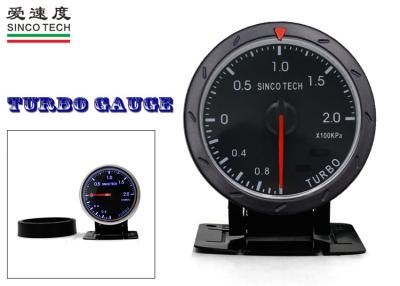 China Colorful Turbo Boost Gauge Circle Type Universal Turbo Sensor For Cars for sale