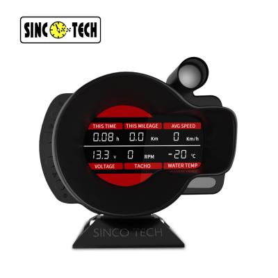 China Metro de velocidad llevado Digitaces del tacómetro RPM de la rociada de la tecnología de Sinco del sensor DO916 en venta