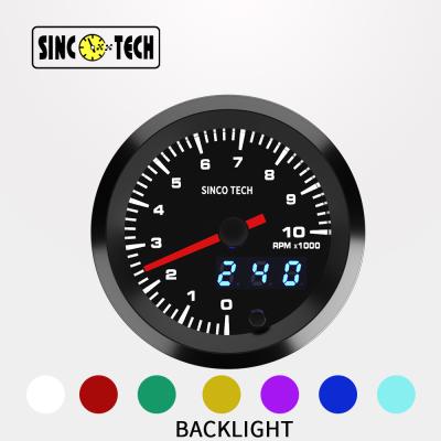 China Do636 Sensor 7 Colors Sinco Tech Dash Digital RPM Gauge for sale