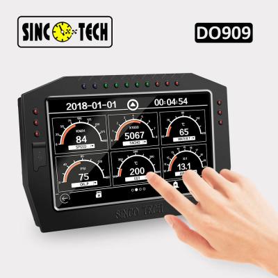 China DO909 12v 7 Autorennen-Armaturenbrett-Messgerät Zoll LCD 9VDC zu verkaufen