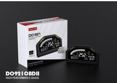 Chine Tableau de bord de voiture de course de niveau de carburant de l'ABS 12V de DO921 OBD2 avec le système d'OBDII à vendre