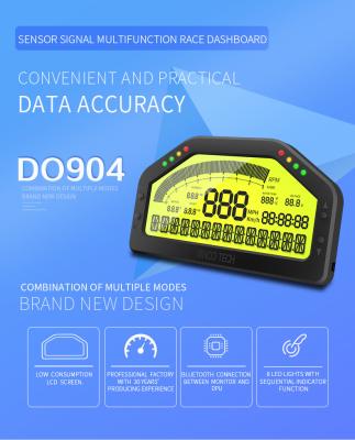 China Wasser Temp-Messgerät des Auto-Do904 6,5 Zoll-LCD-Bildschirm-Motor, der Armaturenbrett läuft zu verkaufen