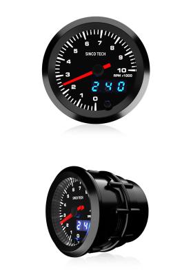 China Rennwagen-Kraftfahrzeug-Tachometer der Farbe30ma 7 52mm zu verkaufen